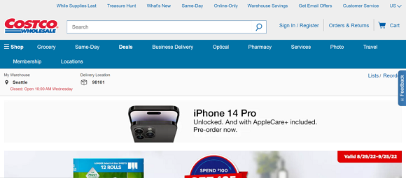 6、开市客（costco）